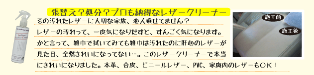 マイエターナルブリリアントレザークリーナー