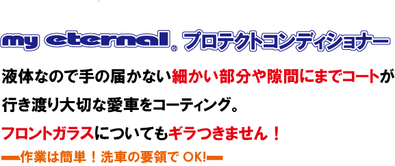 マイエターナル　プロテクトコンディショナー　撥水コーティング エターナル